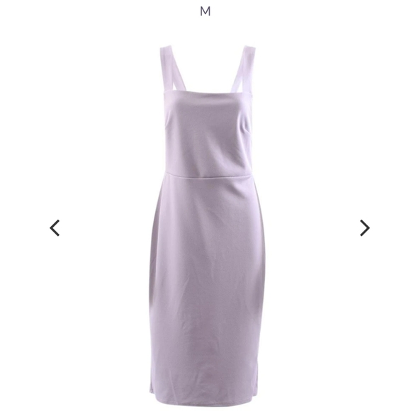 The Vanity Room Lilac Crepe sheath dress NWT - Picture 3 of 7